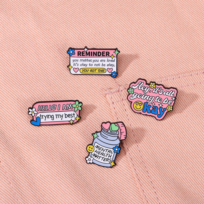 Wholesale Original drop oil alloy brooch