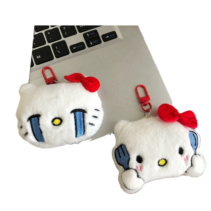 Wholesale Cute expressions, boys' bags, pendants, girls' hearts, backpacks, keychains, car plush toys, hanging decorations