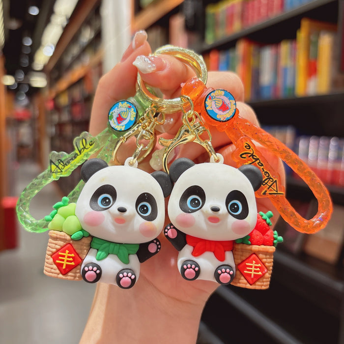 Wholesale  panda key chain pendant bag key chain small pendant