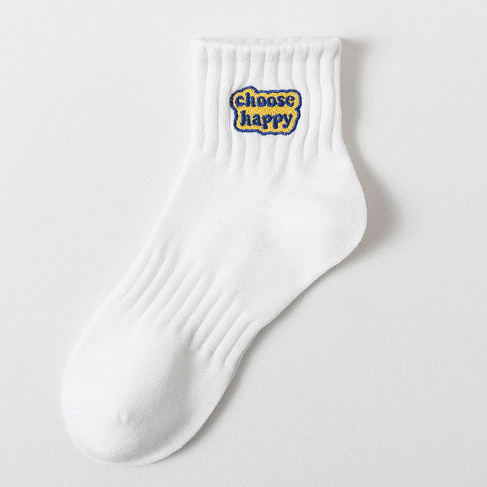Wholesale Socks, solid color sports socks, sweat absorbing and odor proof trendy breathable socks
