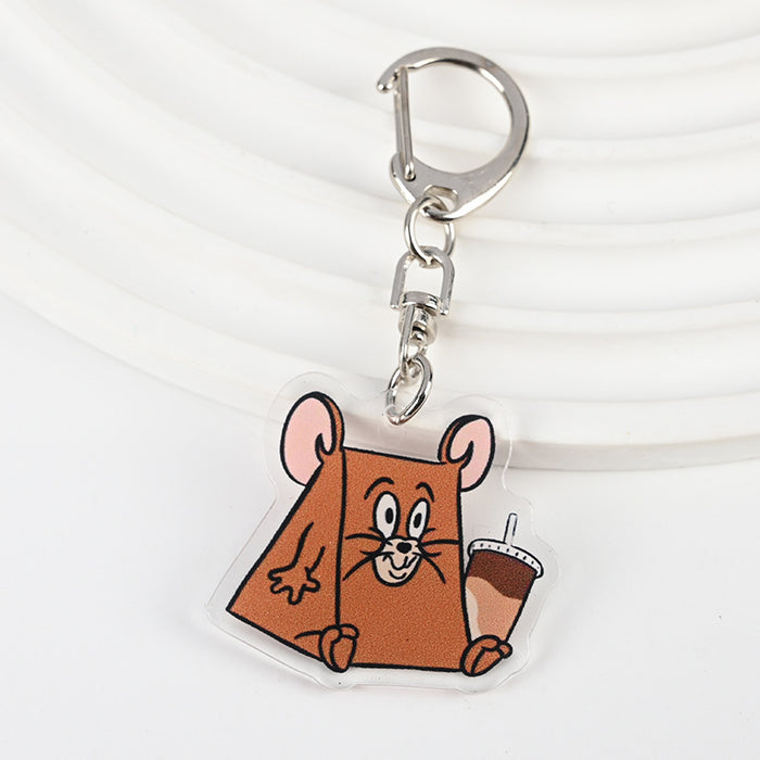 Wholesale Cute Cartoon Acrylic Keychain JDC-KC-XBK003