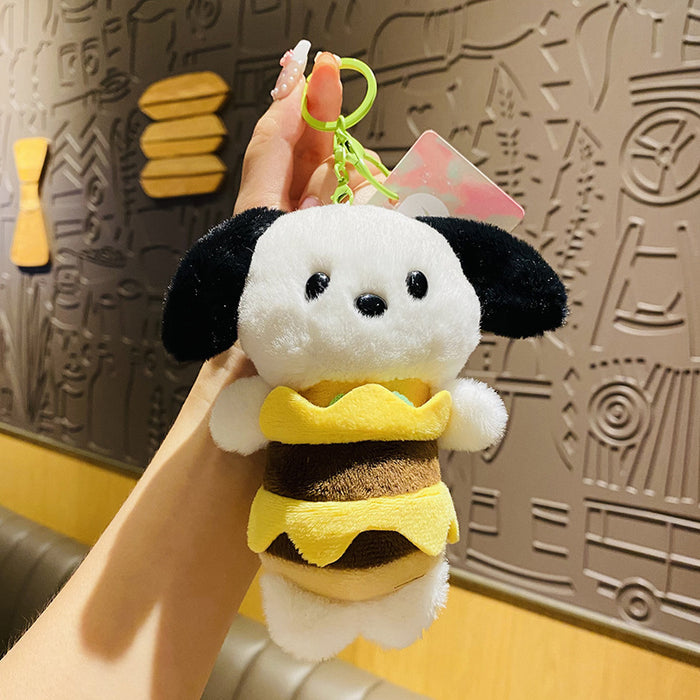 Wholesale Plush Burger Dog Keychain JDC-KC-SCheng045