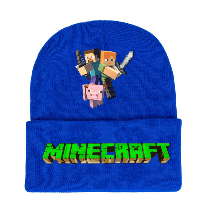 Wholesale Cartoon knitted hats,  wool hats and matching parent child warm hats