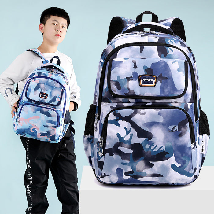 Wholesale Nylon Cute Children's Printed School Bag JDC-BP-YuanDuo069