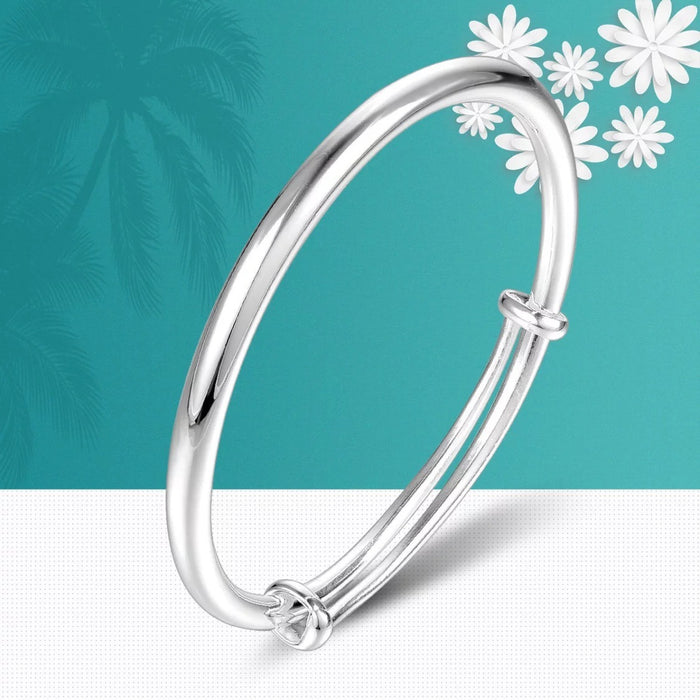 Wholesale Silver Bracelet Women's Solid Silver Bracelet Bracelet
