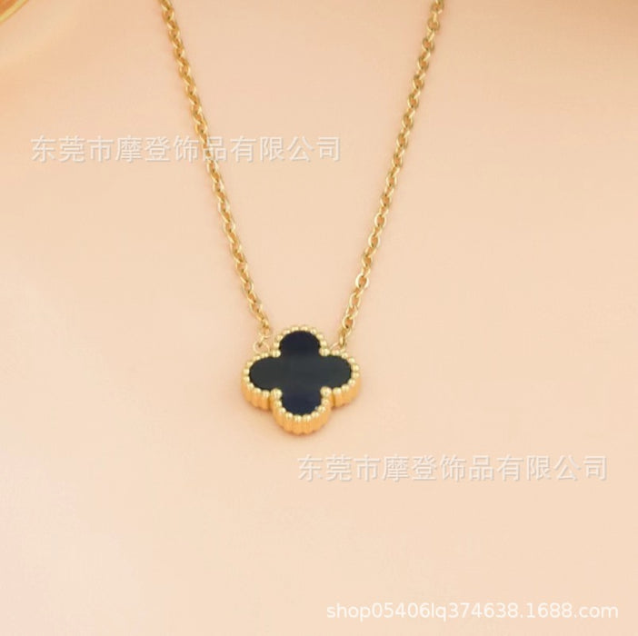 Wholesale titanium steel wild necklace JDC-NE-Modeng003