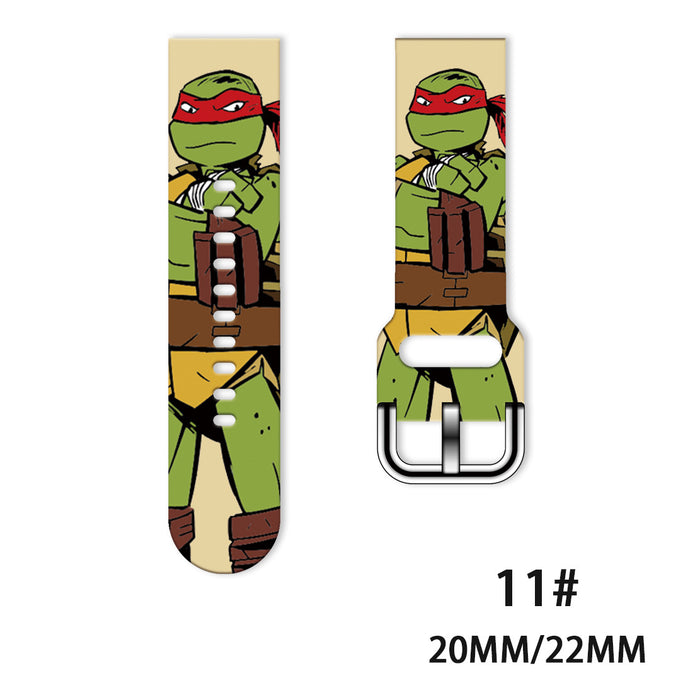 Wholesale Printed Tpu Watch Strap Wrist Strap JDC-WD-NuoQi071