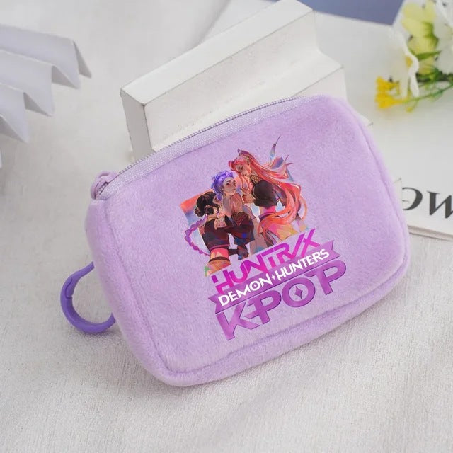 Wholesale KPop Devil Hunter Animal Coin Purse Cute Nylon Portable Wallet Casual Everyday Gift