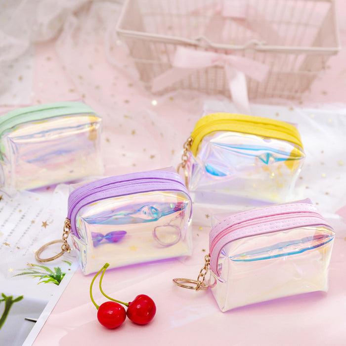 Wholesale PU Transparent Laser Coin Purse JDC-WT-YuanYi002