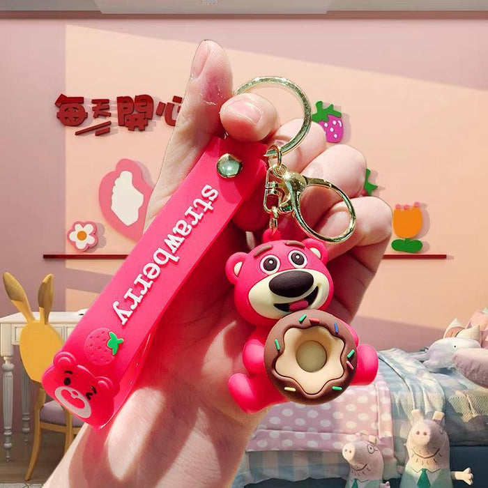 Wholesale Cartoon Doll Silicone Keychain JDC-KC-MingT074