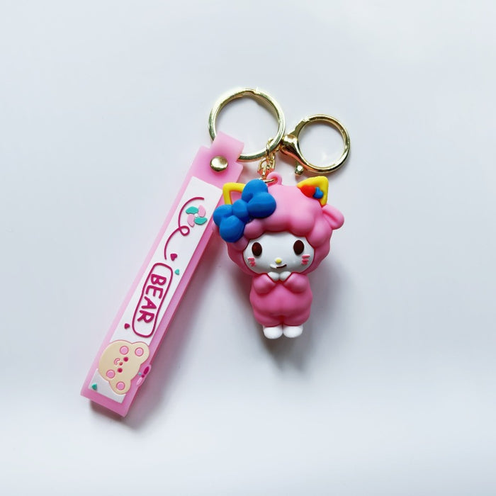 Wholesale PVC Cartoon Doll Keychain JDC-KC-WuYi079