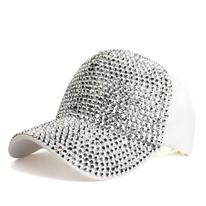 Wholesale Fully diamond breathable baseball cap for sun protection outdoor use