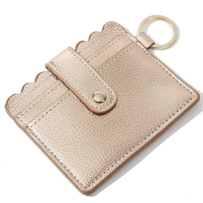 Wholesale PU Leather Card Holder Keychain JDC-KC-JinHan001