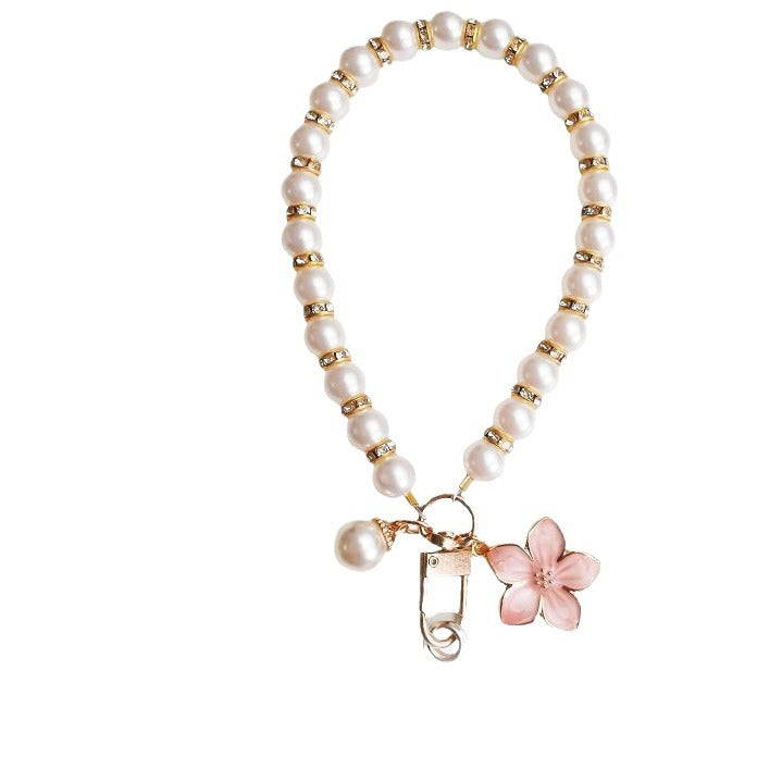 Wholesale Pearl Flower Keychain JDC-KC-Fushen002