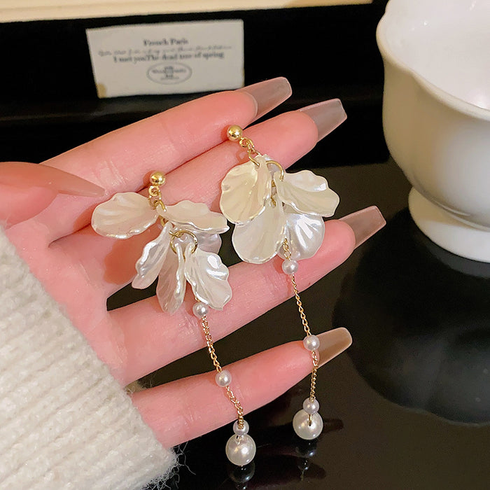 Wholesale Pearl and Cat' s Eye Stud Earrings