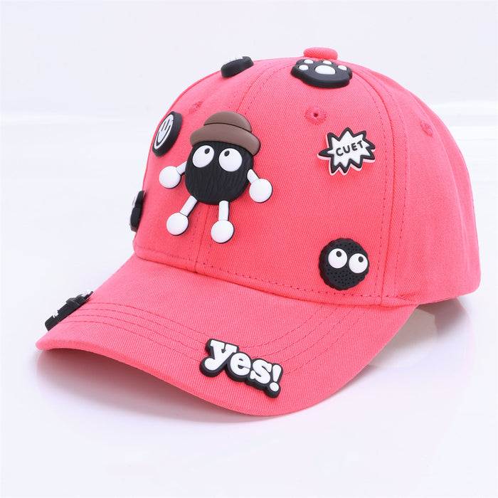 Wholesale Cute Baby Baseball Cap Coal Ball Design Fashion Hip Hop Hat For Kids Boys Girls