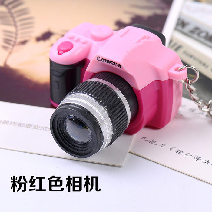 Wholesale LED Light Emitting Sound Simulation SLR Camera Keychain JDC-KC-ZJ001