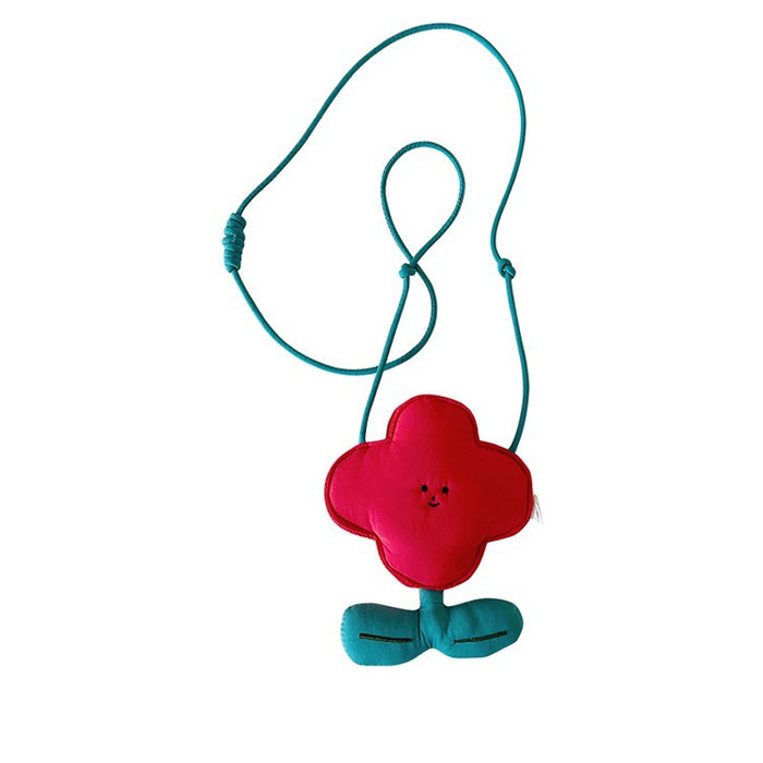 Wholesale Headset Bag Crossbody Coin Purse Mini-mouth Red Envelope  Flower Small Bag