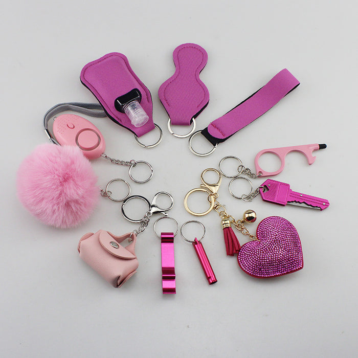 Wholesale Multifunctional Metal DIY 11-piece Keychain Set JDC-KC-TouMS080