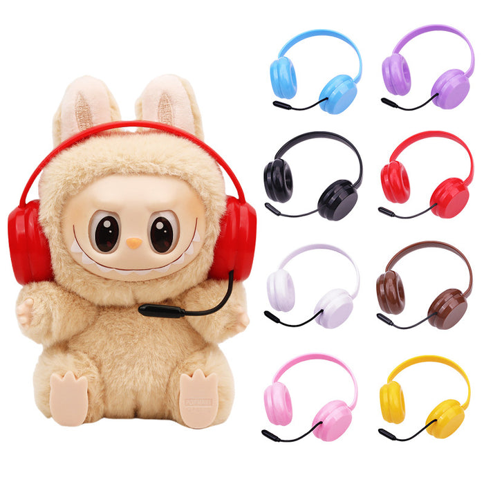 Wholesale Headset for dolls,  headphones,  shoes,  universal 17CM doll accessories,  dress-up accessories