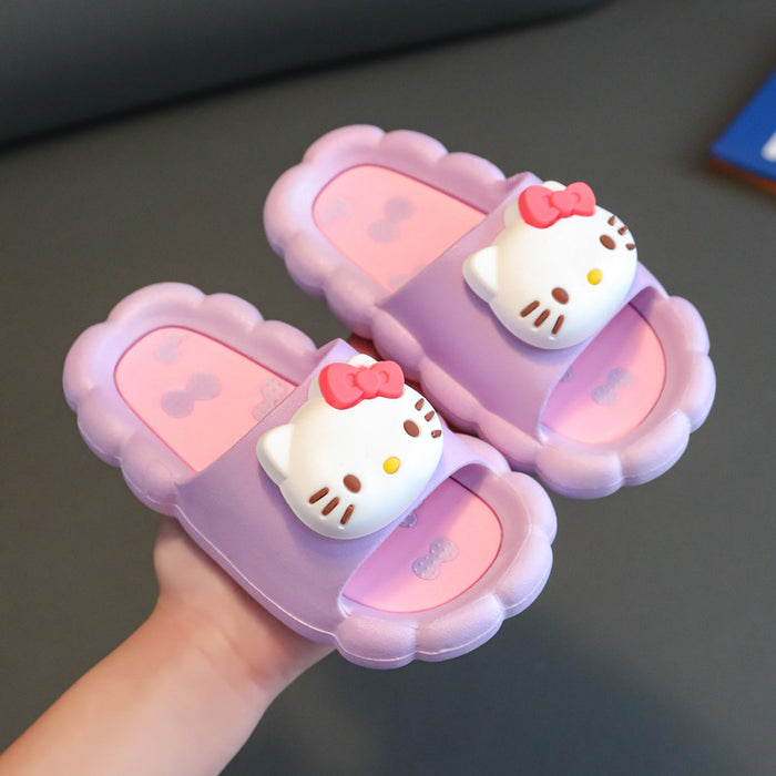 Wholesale PVC Summer Cute Cartoon Children's Slippers JDC-SP-TAN005