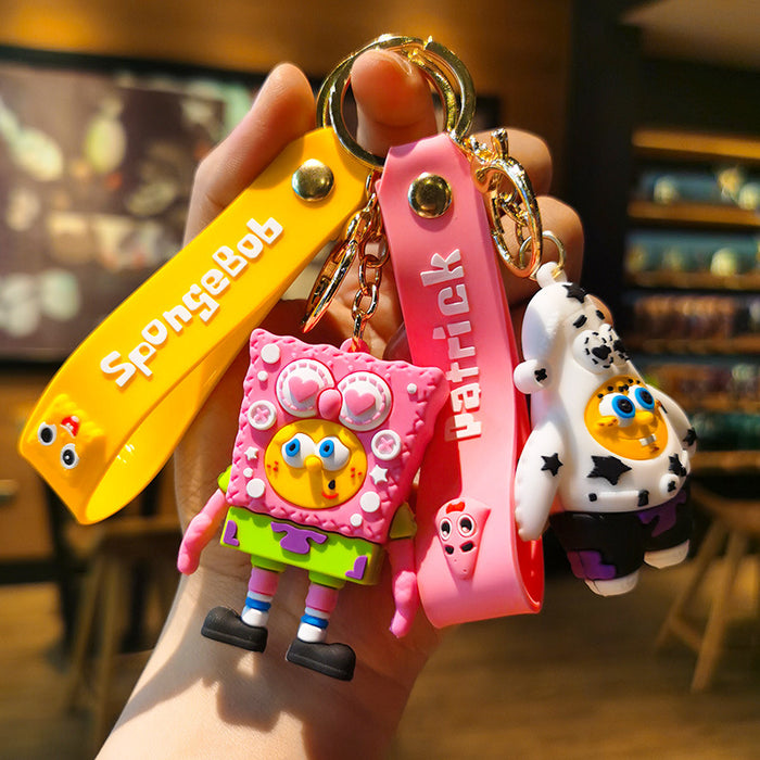 Wholesale Cartoon Silicone Doll Keychain JDC-KC-Tingm297