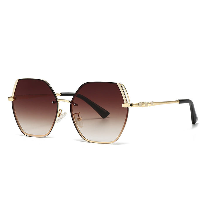 Wholesale Specially designed for metal circular sunglasses, modern retro star trendy street photography sunglasses