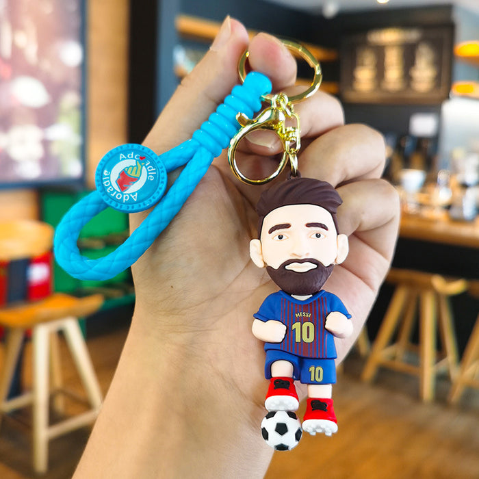 Wholesale Cartoon 3D Doll Rubber Keychain JDC-KC-Tingm044