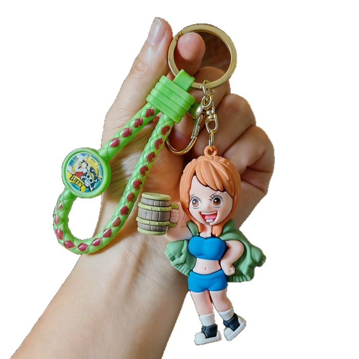 Wholesale Cute silicone cartoon keychain