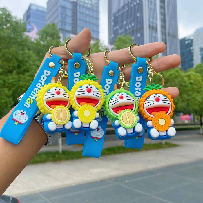 Wholesale Creative Cartoon Fruit Doll School Bag Keychain JDC-KC-YiS002