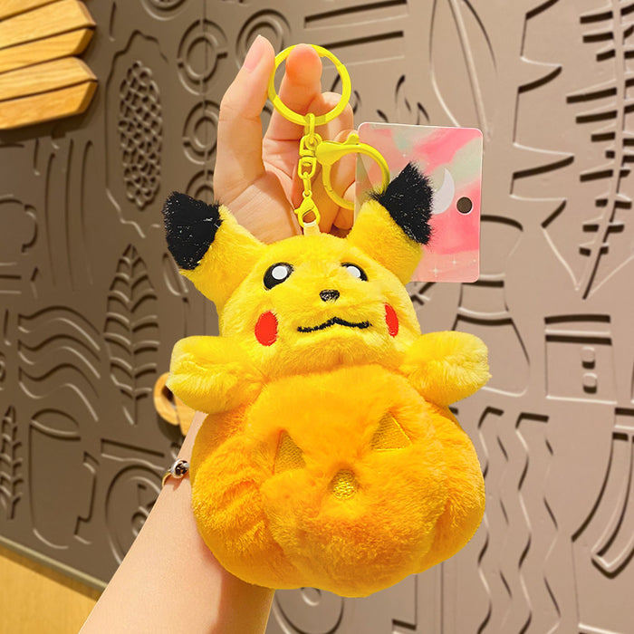 Wholesale Plush Pumpkin Cartoon Keychain (M) JDC-KC-ManM060
