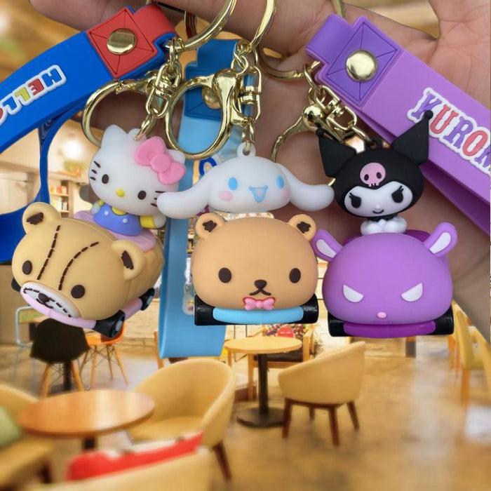 Wholesale Cartoon Doll Silicone Keychain JDC-KC-MingT068