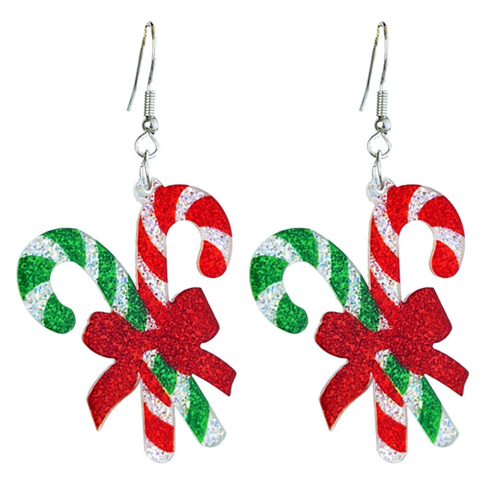 Wholesale Christmas Shining Girl Party Earrings