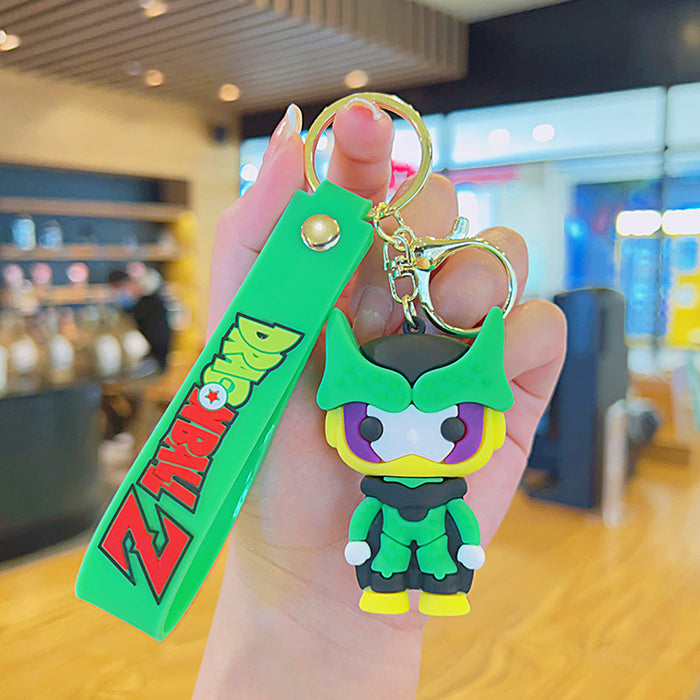 Wholesale Cartoon Silicone Doll Keychain JDC-KC-MingT042