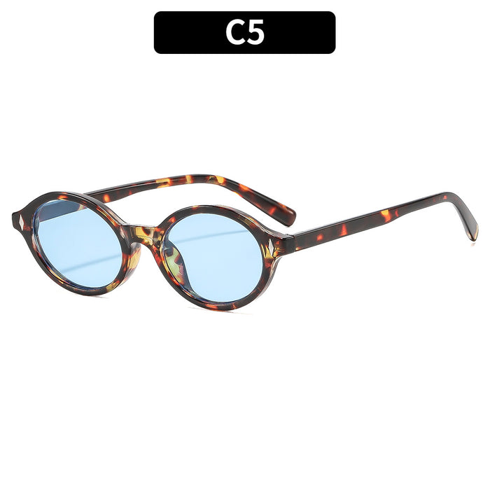 Wholesale Retro Round Sunglasses Black Frame Gray Lens UV400 Travel Boutique