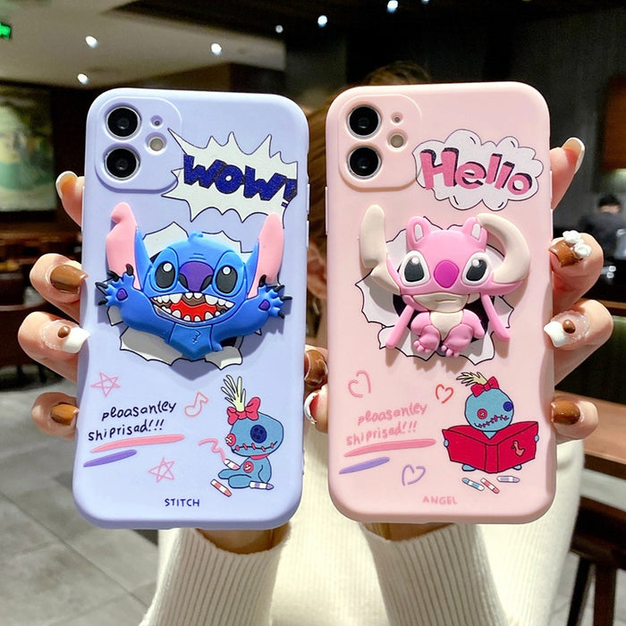 Wholesale Silicone Cartoon Phone Case (S) JDC-PC-Longt002