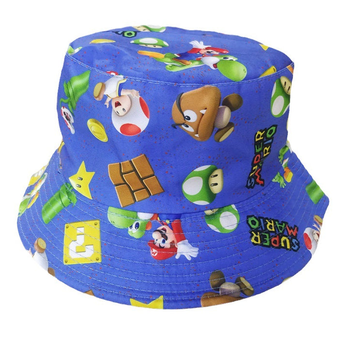 Wholesale Cartoon Print Cotton Bucket Hat JDC-FH-BoD017