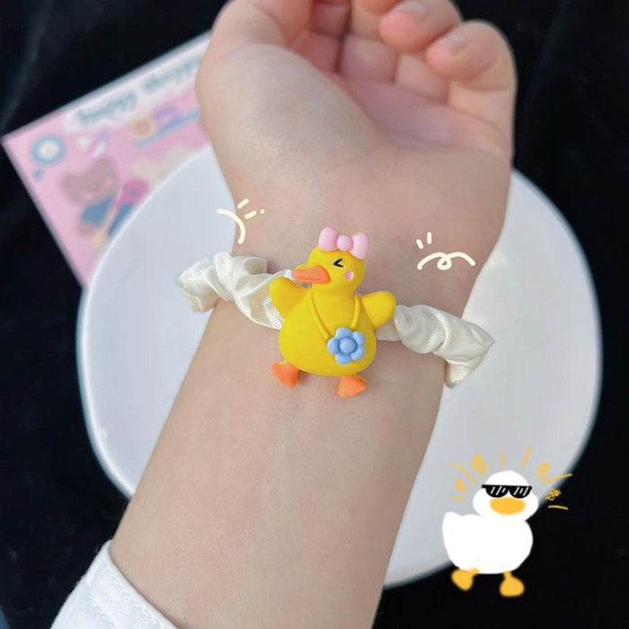 Wholesale Cute Cartoon Duck Fabric Hair Band JDC-HS-Xieb002