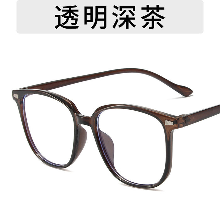 Wholesale Large frame anti blue light glasses decorative glasses