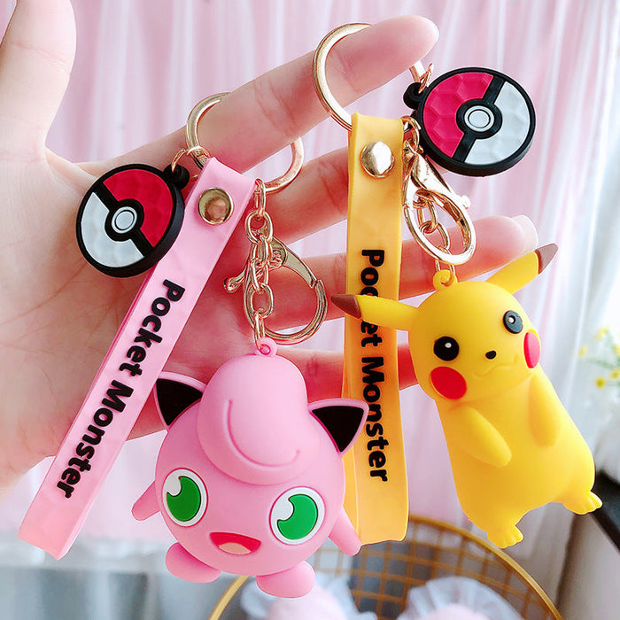 Wholesale PVC cute cartoon key chain （F) JDC-KC-Manm099