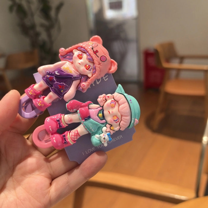 Wholesale Girl  cartoon cute hairpin