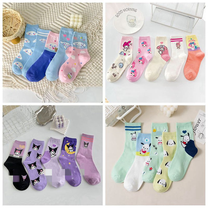 Wholesale Cotton Cartoon Long Socks JDC-SK-Lanh004