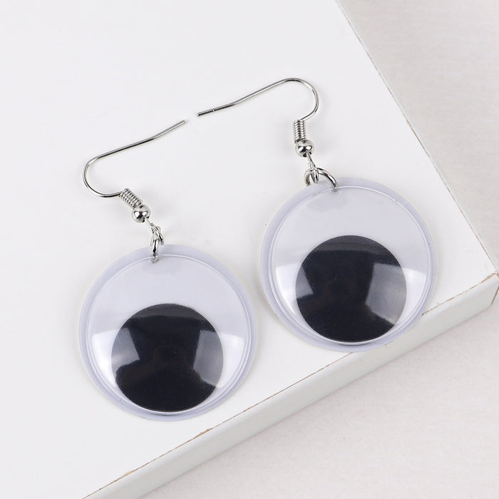 Wholesale Halloween Weird Party Eyes Plastic Earrings JDC-ES-ChouD014