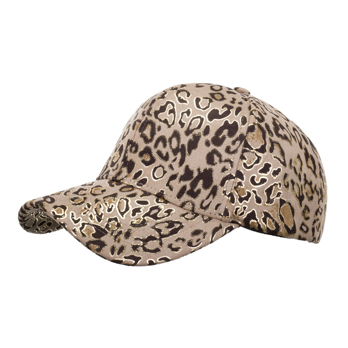 Wholesale Nylon Autumn Fashion Bronzing Leopard Print Baseball Cap JDC-BC- ZhonM001