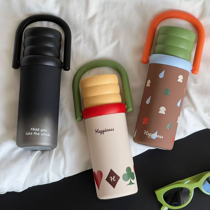 Wholesale Portable insulated water bottle large capacity  with handle perfect for travel