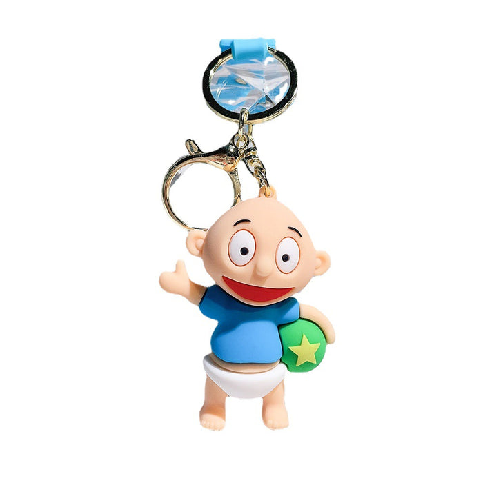 Wholesale Cartoon Doll PVC Keychain JDC-KC-Qiwei005