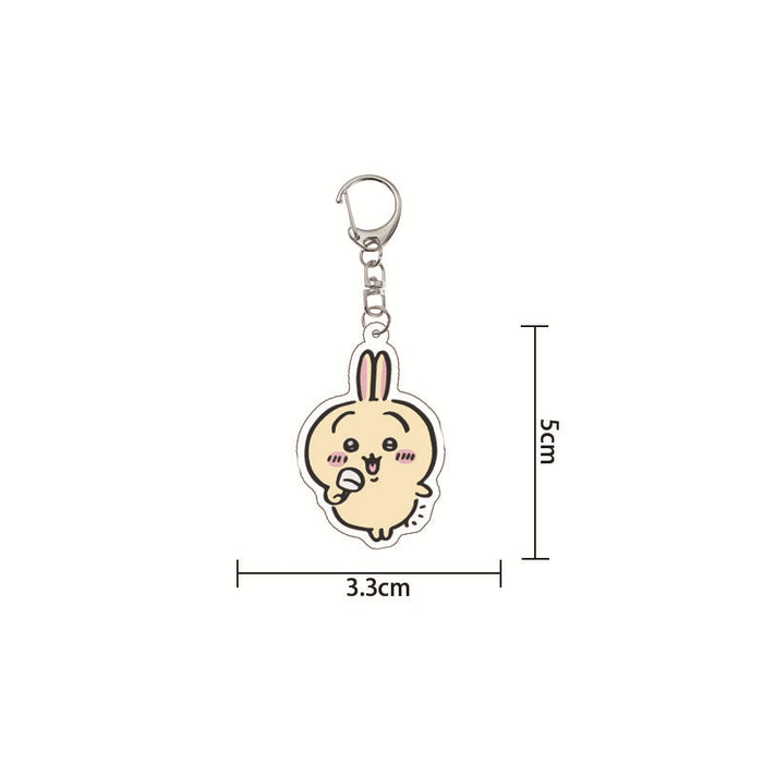 Wholesale  Cartoon Keychain Acrylic  Schoolbag Pendant