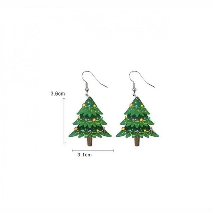 Wholesale Acrylic Flat  Earrings Holiday Ornaments Animal Cute Earrings