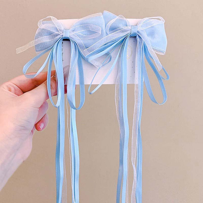 Wholesale Children's Bow Ribbon Hairpin Baby JDC-HC-DF005