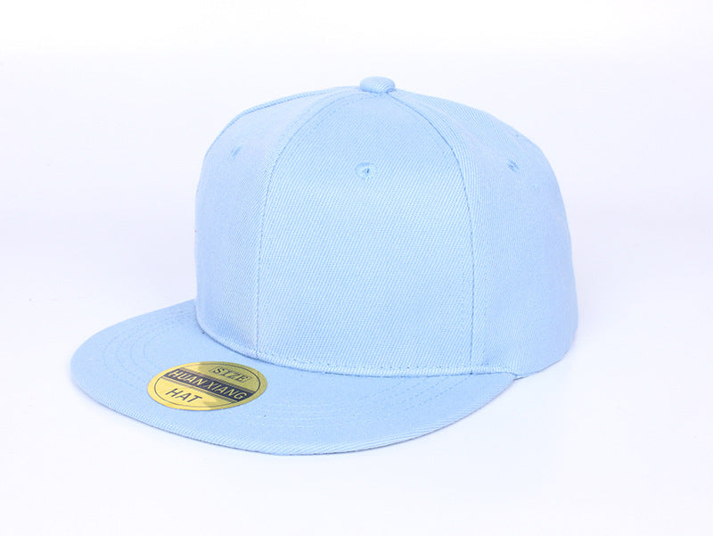 Wholesale Red Solid Color Baseball Cap Flat Brim Skateboard Hip Hop Adjustable Summer Fashion